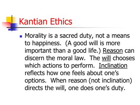 what is kantian ethics in simple terms